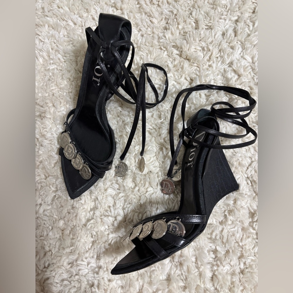 SOLD Dior wedge heels